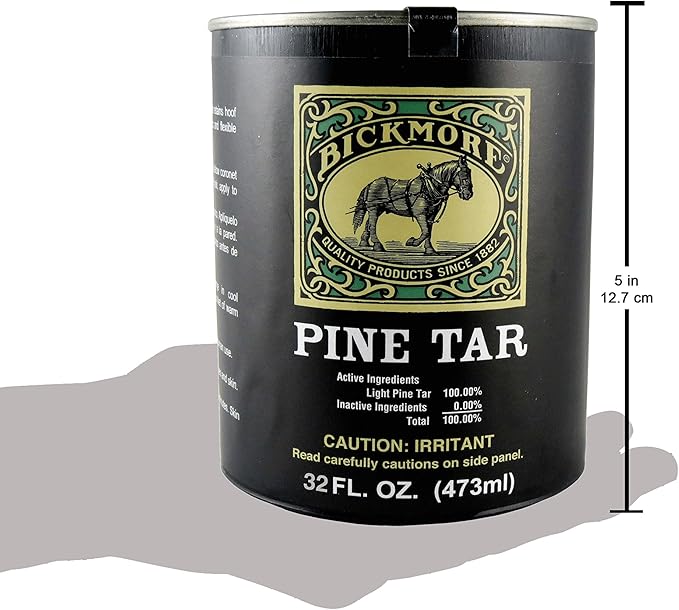 Bickmore Pine Tar 32oz - Hoof Care Formula for Horses