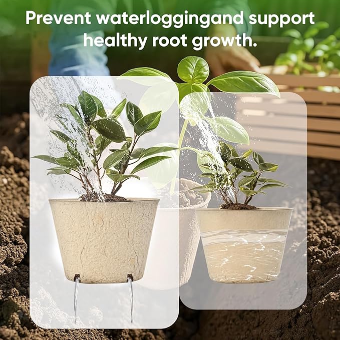 Jolliance 60 Pack 4” Peat Pots for Seeding with 60Pcs Plant Labels, Biodegradable Seed Starter Pots with Drainage Holes, Garden Germination Nursery Pots