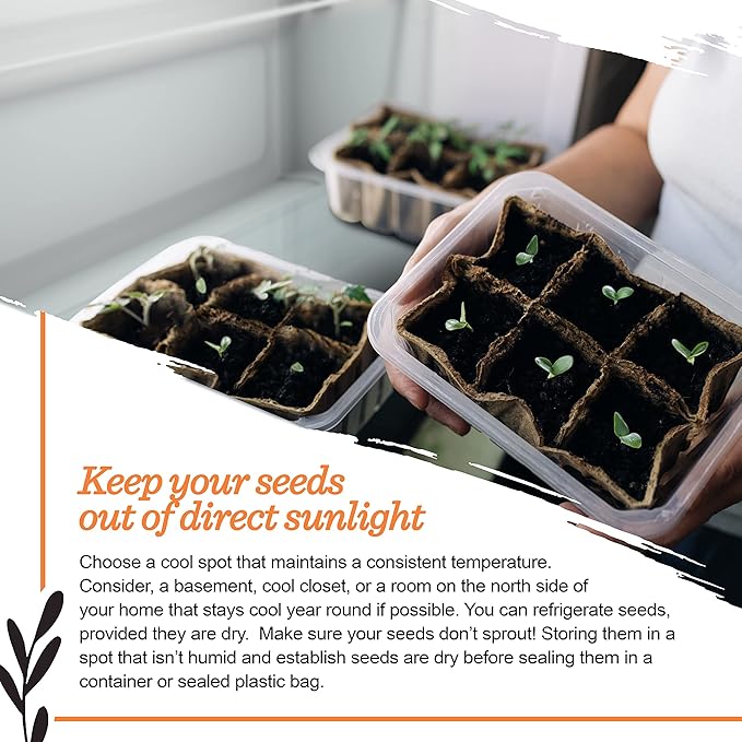 Seed Starter Kit – Flowers | Non-GMO | Heirloom Seed Packets | Natural Wood Row Markers