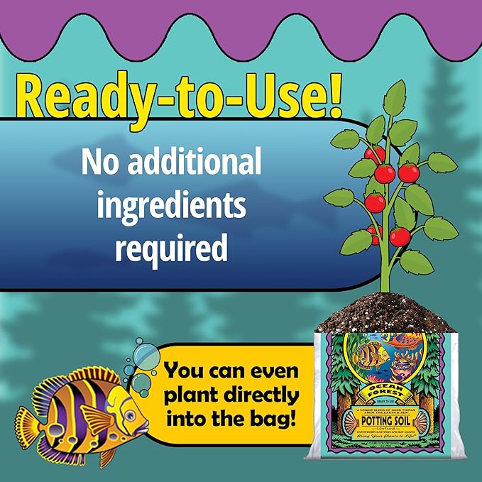 FoxFarm Ocean Forest Potting Soil – All-Purpose Container Mix, 1.5 Cubic Feet