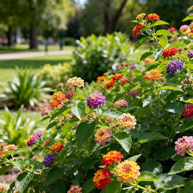 300+ Lantana Flower Seeds for Planting, Mixed Color Lantana Flower Seeds to Plant, Beautiful Lantana Flower Seed for Garden Yard Potted Decoration