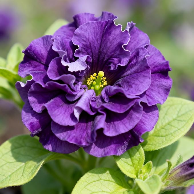 Purple Petunia Flower Seed, 300 Non-GMO Double Petunia Seeds, Annual Petunia Seeds for Planting Home Garden Outdoor