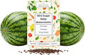 Sugar Baby Watermelon Seeds for Planting - Heirloom, Non-GMO Mini Watermelon Seed Pack, Small Bush Melon Seeds Variety for Home Gardens & Outdoors | Woods Creek Seeds