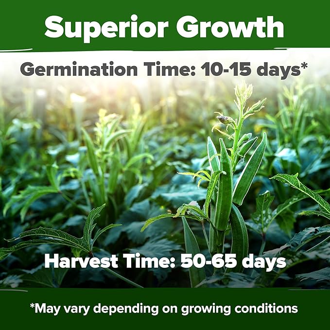 Summer Vegetable & Herb Gardens – 9,300+ Non-GMO USA Seeds – Includes Luffa Gourd (80), Clemson Spineless Okra (300), Thai Basil (876), and Arugula (4,350) – Heirloom Seed Variety Pack