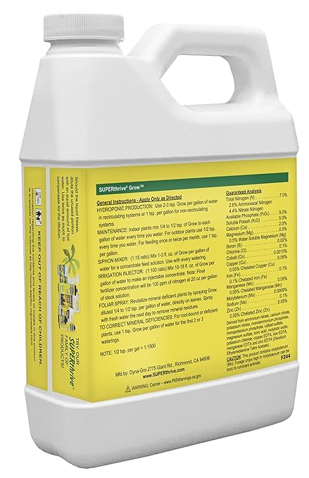Dyna-Gro Grow 32 oz. Concentrated Liquid Plant Food