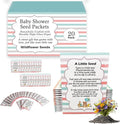 Mommy to Bee Seed Packets | Girl or Boy Baby Shower Favors for Guests | 20 Wildflower Seeds Packets | Pre-Filled | Bouquet Wildflower Mix | Non-GMO Seeds | Gender Neutral | Oh Baby | Gifts (Neutral)