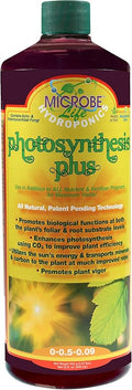 Microbe Life Hydroponics Premium Photosynthesis Plus to Grow Fruits, Vegetables, and Herbs, The Best Professional Big Bud Grow, Use with Any Feeding Systems Including Hydroponics or Soil, 32 Ounces
