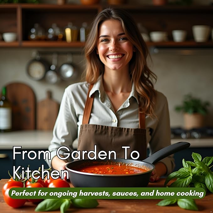 San Marzano Tomato Seeds for Planting - Non-GMO, Heirloom Tomato Seeds, Indeterminate Sauce Tomato Variety for Home Vegetable Gardens | Woods Creek Seeds