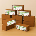COCONIQ Premium Coco Coir Bricks 12 Pack - Lightweight Cocopeat for Garden Soil, Compressed Coconut Fiber Brick for Potting, Gardening, Planting, Seed Starting, Indoor & Outdoor Plants, Set of 12