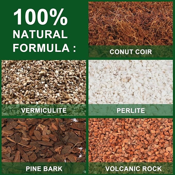 Organic Desert Rose Potting Soil Mix for Healthy Growth 10qt- 100% Natural Potting Mix - Specially Formulated Nutrient-Rich Plant Soil for Desert Rose Plant
