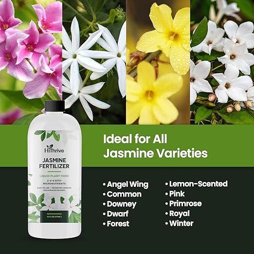16oz Jasmine Fertilizer for Jasmine Plant Live - Makes 96 Gallons of Indoor Plant Food for Houseplants, Nutrient-Rich Houseplant Fertilizer - Ideal Outdoor & Houseplant Food for Vibrant Growth