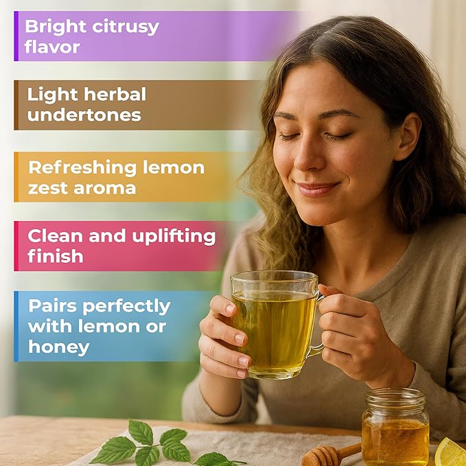 1.8 oz. Lemon Verbena Herbal Tea (Aloysia Citrodora) – 51g Dried Lemon Verbena Herb Tea Cedrón