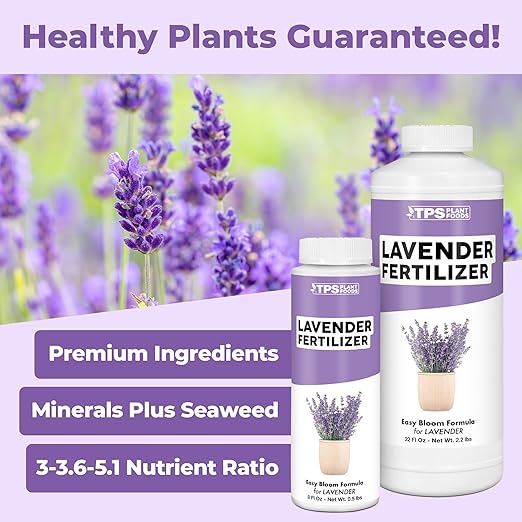 Lavender Fertilizer – Liquid Plant Food for More Blooms, Stronger Roots & Healthy Growth, 32 oz