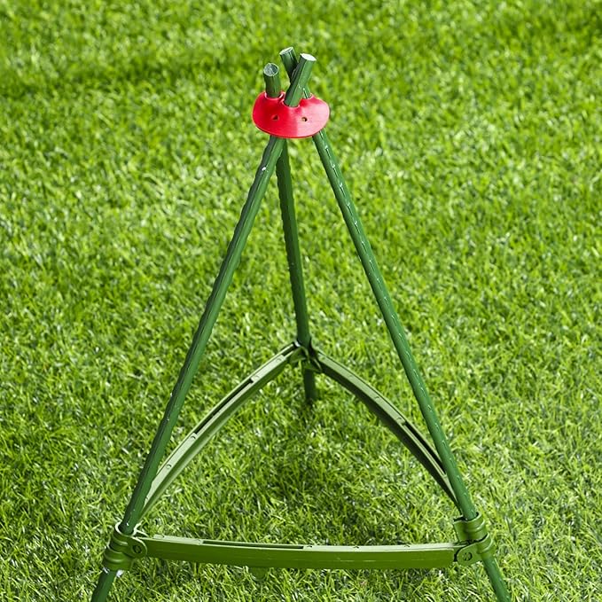Boao 24 Pcs Garden Cane Connects Stretch Rubber 5 Hole Stake Connectors Plant Support Bamboo Stakes Bean Trellis for Garden Plants