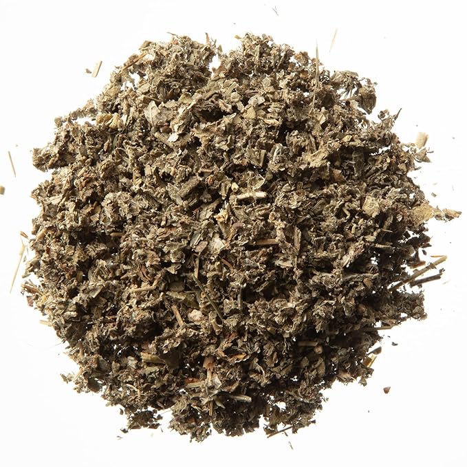 Organic Raspberry Leaf Cut & Sifted, by Herb Co, 100% Natural, Kosher Berries (Rubus idaeus), Perfect for Organic Raspberry Leaf Tea, 1/4 lb