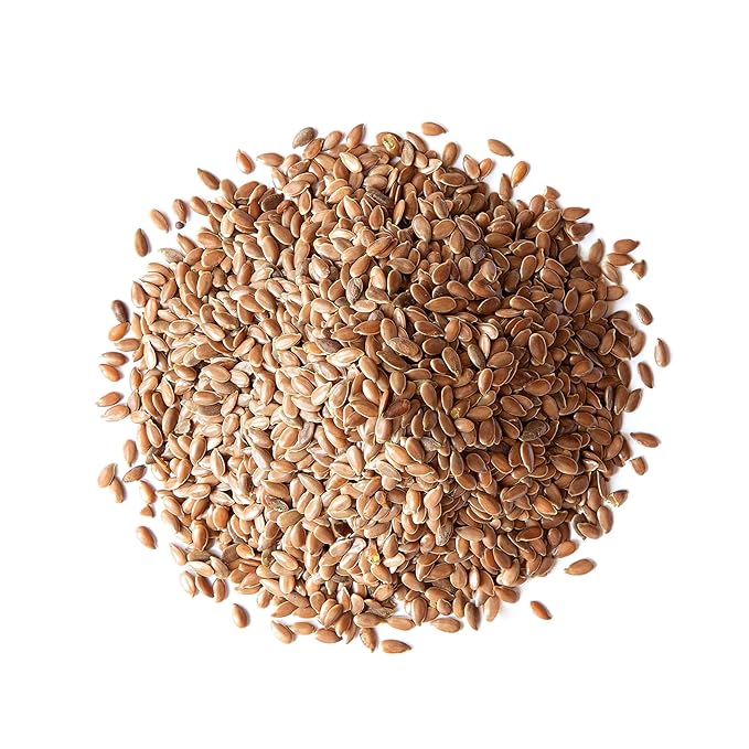 Food to Live - Brown Flax Seeds, 2 Pounds Raw Whole Flaxseed, Kosher, Vegan, Bulk. High Dietary Fiber Food. Rich in Omega-3 Fats. Great for Salads, Baked Goods, Smoothies, Oatmeal, and Yogurt.