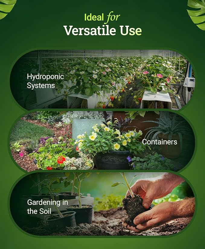 FoxFarm Open Sesame Water Soluble Fertilizer for Early Stage Flowering - Easy to Mix, High Phosphorus Fertilizer 5-45-19 Formula - Supports Bud Development, Ideal for Hydroponic & Soil Gardening -1 lb