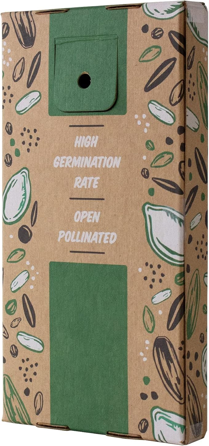 Salad Garden Seed Collection | Basic Assortment | 6 Non-GMO Vegetable Gardening Seed Packets: Lettuce, Carrot, Tomato, Cabbage, & More