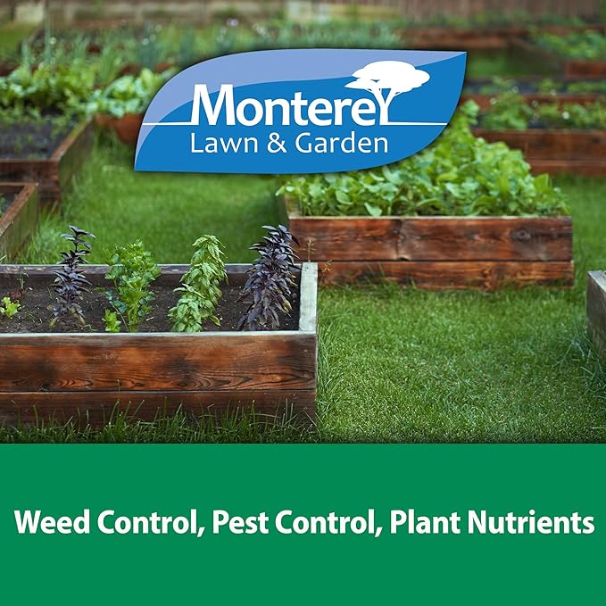 Monterey Fruit Tree & Vegetable Systemic Soil Drench Bundled with Garden Measure Spoon, Apply Once for Season Long Control, Imidacloprid Systemic Insecticide - 1 Gallon