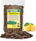 Gardenera's Premium Lemon Tree Soil Mix - Perfect Drainage and Nutrient Retention for Citrus Limon Trees - 3 Quart