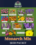 Monarch Wildflower Mix! (Seed Packet) Sprinkle a Little Magic—Our Shade, Perennial, Hummingbird, Deer-Resistant, and Other Wildflowers Bring Vibrant Color and Pollinator Joy to Any Space.
