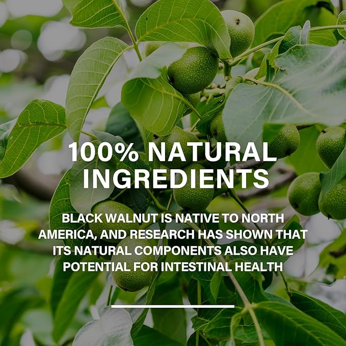 Prettypum Wormwood Black Walnut Clove Cleanse Tincture, Promotes Gut Cleanse & Digestive Health, Organic Herbal Extract, 2Fl Oz