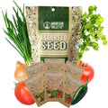 Mexican Seed Salsa Garden Collection | Basic Assortment | Grow Vegetables for Salsa, Hot Sauce, Pico De Gallo | 6 Non-GMO Vegetable Gardening Seed Packets: Jalapeno, Tomato, Cilantro, Onion, Chives, &