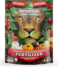 GreenGro Veggie, Herb, & Tomato Fertilizer - Outdoor & Indoor Plant Food for Edible Plants/Organic Fertilizer & Flower Food for Vegetable Garden/Improve Harvest with Vital Plant Nutrients (4 lb)