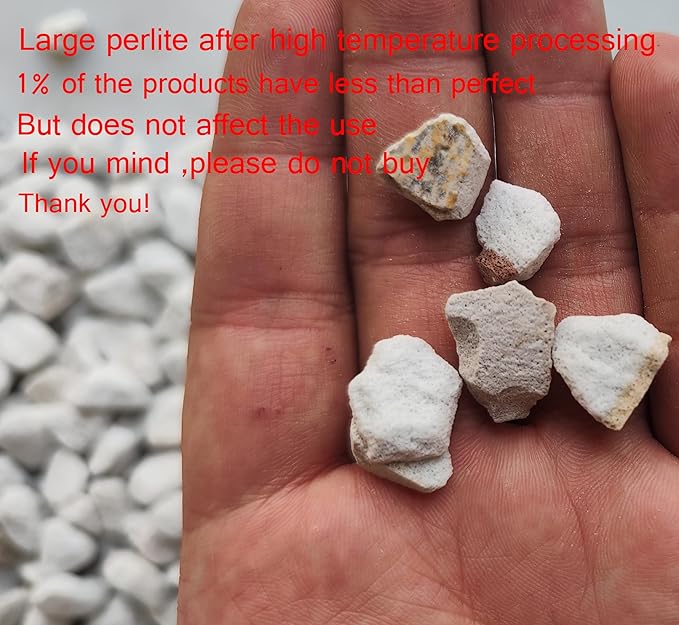 30QT Organic Perlite Horticultural Soil Amendment for Plants and Enhanced Drainage Enhanced