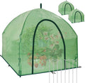 36″*36″*35.5″ Mini Greenhouse Winter Plant Warm Covers - Raised Bed Cover for Seed Starting, Warm Tent Freeze Protection Humidity Domes for Gardening & Winter Shelter and Protecting Plants 2pcs