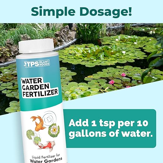 Water Garden Fertilizer – Liquid Plant Food for Pond-Safe Feeding, Lush Growth & Strong Roots, 8 oz
