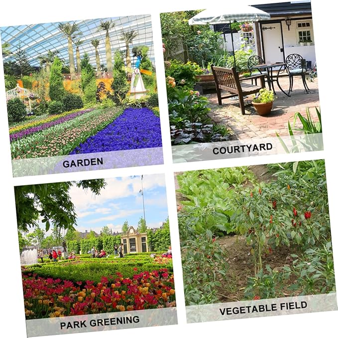 VOSAREA 10pcs Plant Support Structures Metal Botany Bracket Flower Stand for Indoor Outdoor Vegetable Trellis