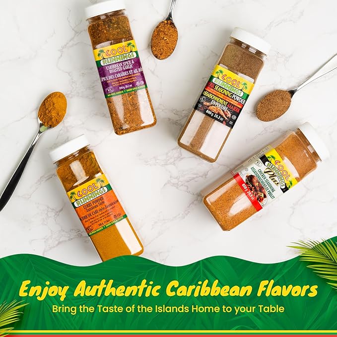 Cool Runnings Jerk Seasoning 800g - Bold and Spicy Jamaican Style Seasoning for Marinating, Grilling, Baking and Roasting Chicken, Pork, and Seafood