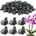 200 PCS Plant Clips Orchid Clips - Plant Support Clips for Indoor Plants, Small Plastic Garden Trellis Clips for Plant Stakes, Climbing Vine Stem Support, Orchid Plant Training Upright Growth