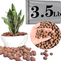 Voulosimi Clay Pebbles Hydroponic Rocks Organic Ceramsite Grow Media for Horticultural,Orchids,Drainage (3.5LB)