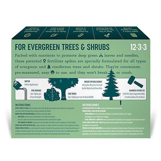 SimplyGro Fertilizer Spikes for Evergreen Trees & Shrubs (24 Spikes - 6.0 Lbs)