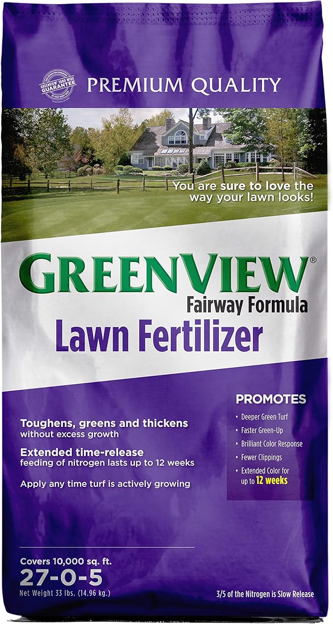 GreenView Fairway Formula Lawn Fertilizer - 33 lb. Bag - Covers 10,000 sq. ft.