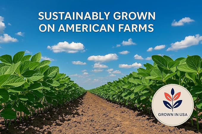 Non GMO Soybeans 7Lbs. Grown 100% in USA, Soy Beans Dry for Tofu and Soy Milk, Soybean Dry in Bulk, Identity Preserved (IP)