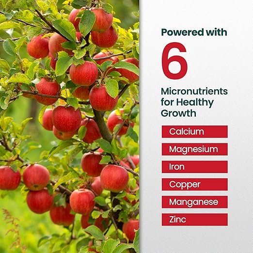 16oz Apple Tree Fertilizer - Makes 16 Gallons of Apple Tree Fertilizer, Nutrient-Rich Plant Food for Fruit Trees - Promotes Strong Branches, Healthy Foliage, and Juicy Apples