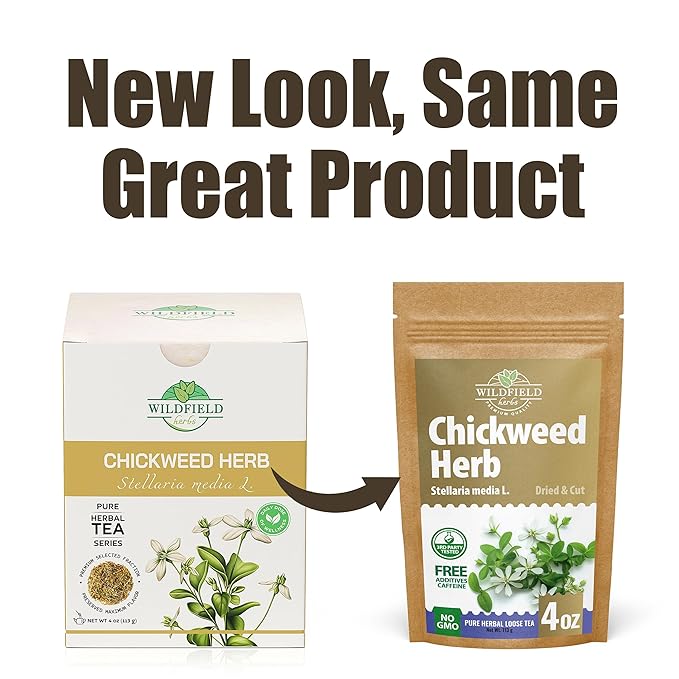 4 oz. Chickweed Herb Chickweed Tea (Stellaria Media) - 113g (4 oz) Herbal Tea Hierba De La Gallina Capiqui