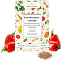 San Marzano Tomato Seeds for Planting - Non-GMO, Heirloom Tomato Seeds, Indeterminate Sauce Tomato Variety for Home Vegetable Gardens | Woods Creek Seeds
