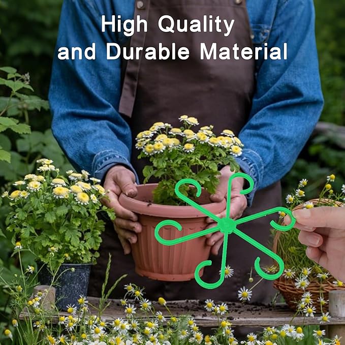 Plant Stem Supports for Indoor Plants, Reusable Monstera Plant Support, Plant Propagation Buddy, Sturdy Houseplant Accessories, Stable Leaf Buddy Plant Support Stakes, 6PCS Green