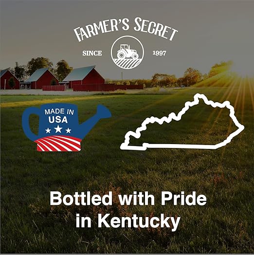 Farmer's Secret Rose Booster Fertilizer (8oz) - Super Concentrated - Formulated for All Types of Roses Throughout The Life Cycle - Encourages Healthy Growth and Vibrant Blooms