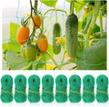 Blulu 8 Pcs Garden Trellis Netting for Climbing Plants 6x16.5 ft Trellis Netting Heavy Duty Mesh Climbing Net Plant Support Vine Net for Vegetables Cucumber Tomato Bean Outdoor Flexible Growing