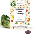 Woods Creek Seeds: Copenhagen Market Cabbage Seeds for Planting - Over 280 Heirloom Non-GMO Green Cabbage Seeds - Beginner-Friendly Vegetable Seed for Home, Indoor or Outdoor Gardeners