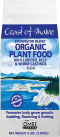 Coast of Maine Stonington Blend Organic Plant Food, 4 lb.