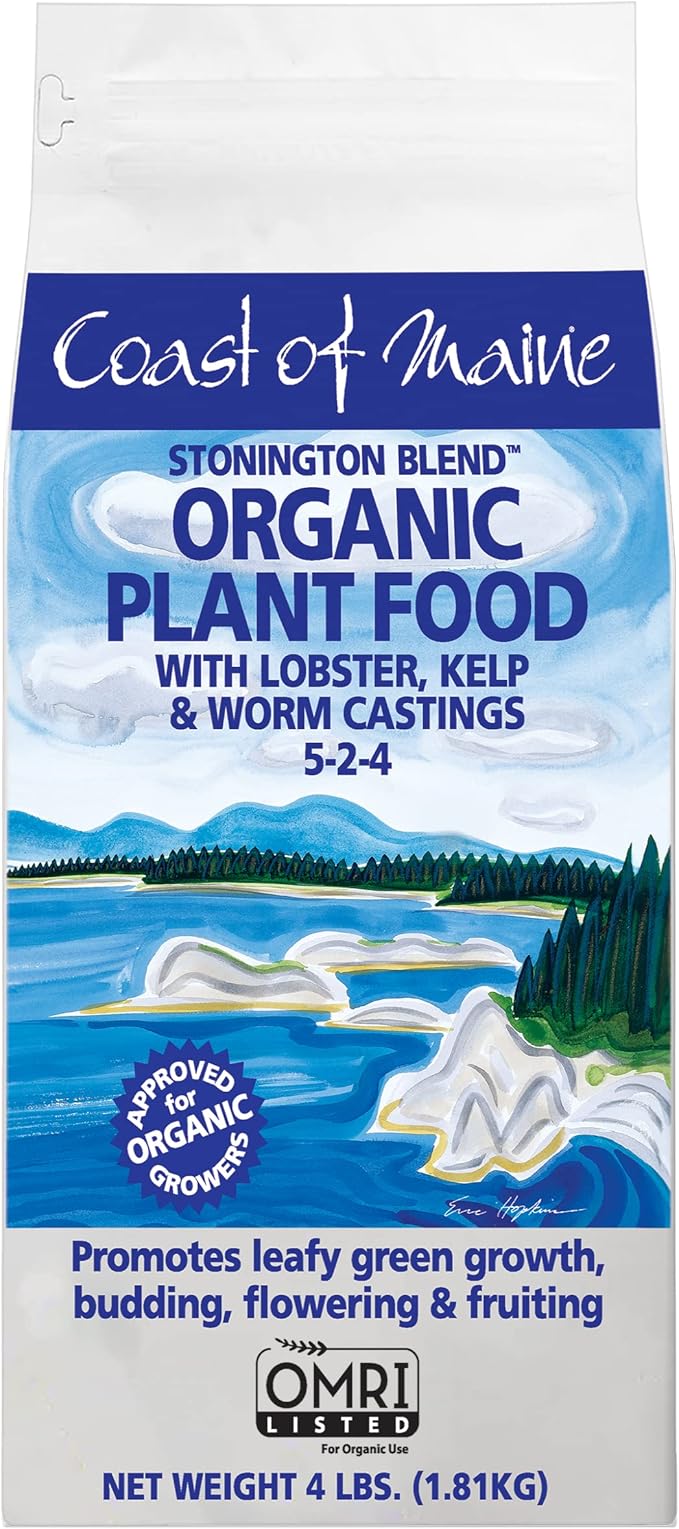 Coast of Maine Stonington Blend Organic Plant Food, 4 lb.