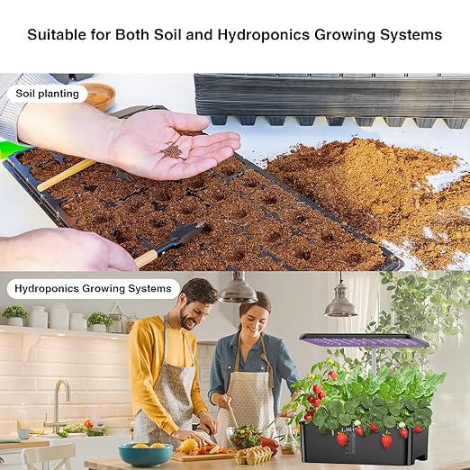 Hydroponic Nutrient Plant Food Supplies - MUFGA Suitable for Both Hydroponics Growing System and Soil Planting, Compatible with All Indoor Herb Garden Plants Accessories
