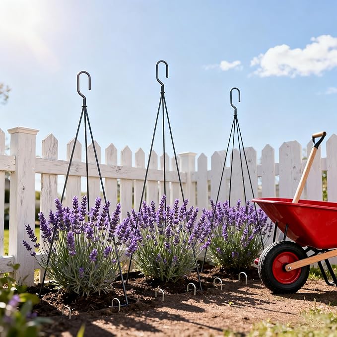 Atlantic Stainless Steel Landscape Staples Garden Stakes 4&6 Inch –Heavy-Duty, Rust-Proof Anchors for securing Weed Barrier Fabric, Plant Covers, Turf, Hoses & Cables. (60, 4 inch)