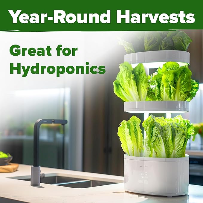 HOME GROWN Vegetable Garden Seeds Kit – 3,682+ Non-GMO USA Seeds – San Marzano Tomato, Parris Island Romaine Lettuce, Persian Cucumber & Pepper – Indoor/Outdoor High Germination Veggie Variety